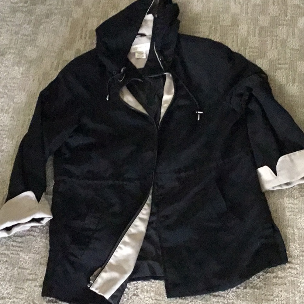 Jones of New York Sport/Coat/Black w/tan/Size Lg